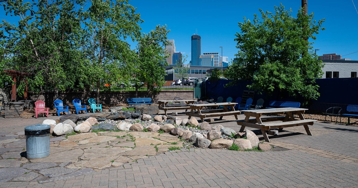 Exterior, picnic tables on the outside