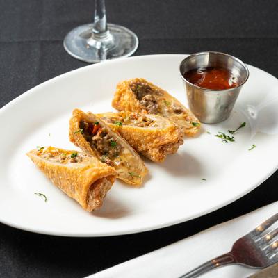 Philly Cheesesteak Eggrolls.