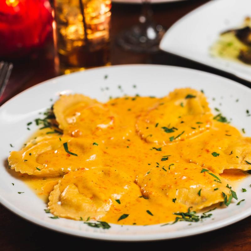 Roasted Pepper & Smoked Mozzarella Ravioli photo