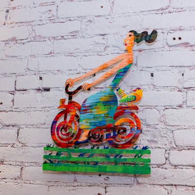 Colorful wall ornament.