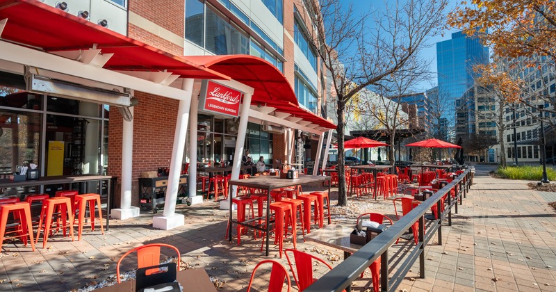 Exterior seating area