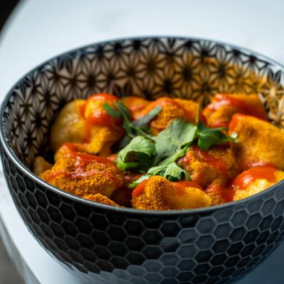 Paul's Pelmeni full meal.