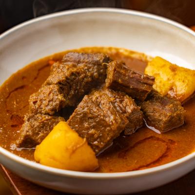 Beef curry.