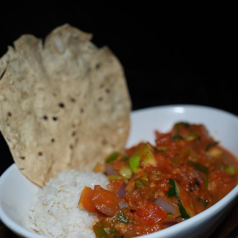 Thai Red Mixed Vegetable Curry photo