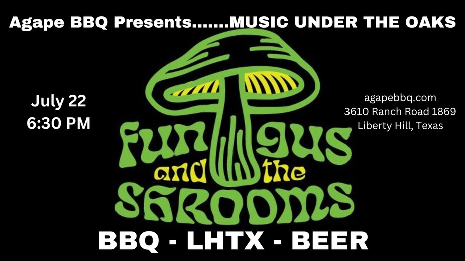 Music Under The Oaks with Fun Gus and the Shrooms event photo