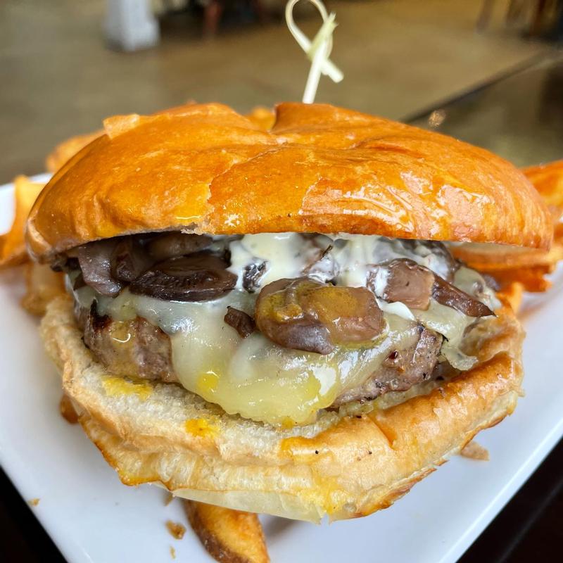 Mushroom & Swiss* photo