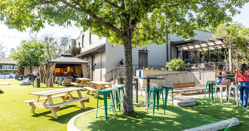 Outdoor seating area