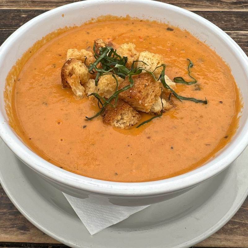SOUP OF WEEK: ROASTED TOMATO BASIL SOUP photo