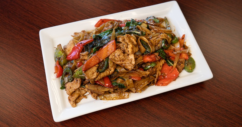 Drunken noodles