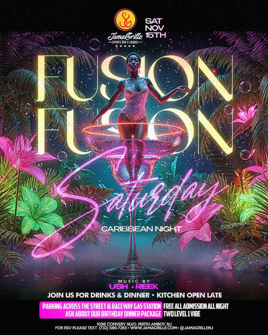 Fusion Saturday is back at JamaGrille! event photo