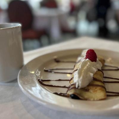 Sunday brunch crepe.