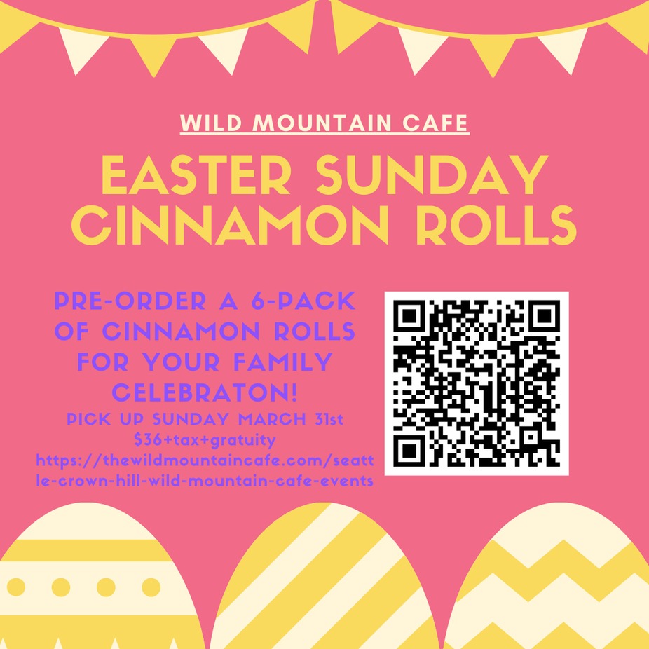 EASTER SUNDAY CINNAMON ROLL PRE-ORDER event photo