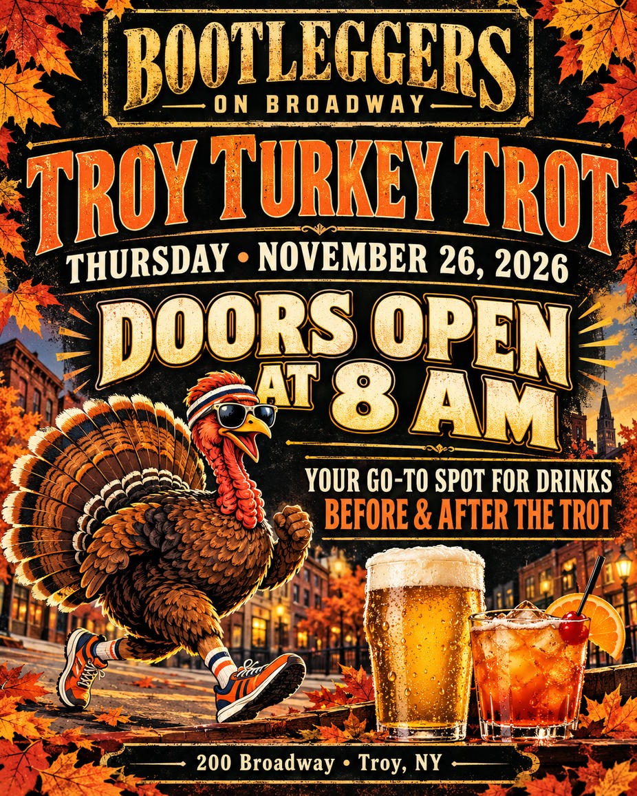 🦃 Troy Turkey Trot:  At Bootleggers! 🍻 event photo
