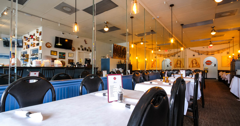 Interior, dining area