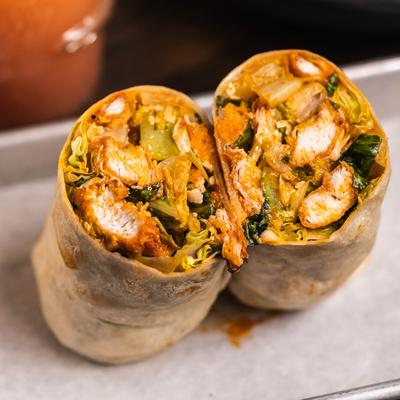Buffalo chicken wrap.