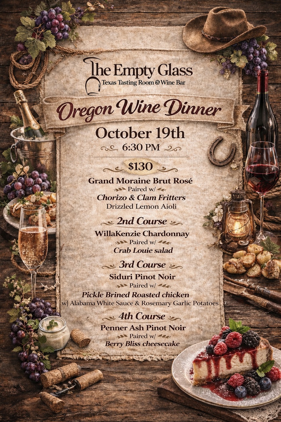 Oregon Wine Dinner event photo