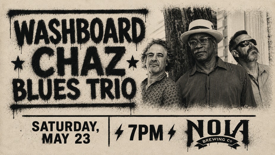 FREE LIVE MUSIC: Washboard Chaz Blues Trio event photo