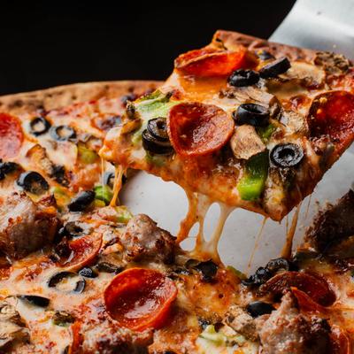 The Build Your Own 14-Inch Thin Crust Pizza.