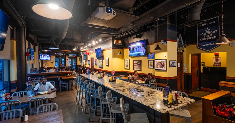 Interior, dining area