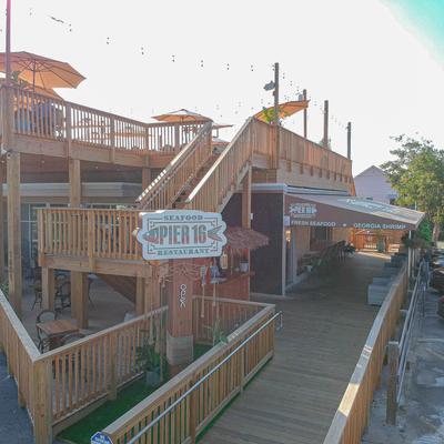 Restaurant exterior.