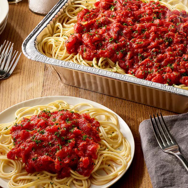 Half Pan Spaghetti Marinara photo