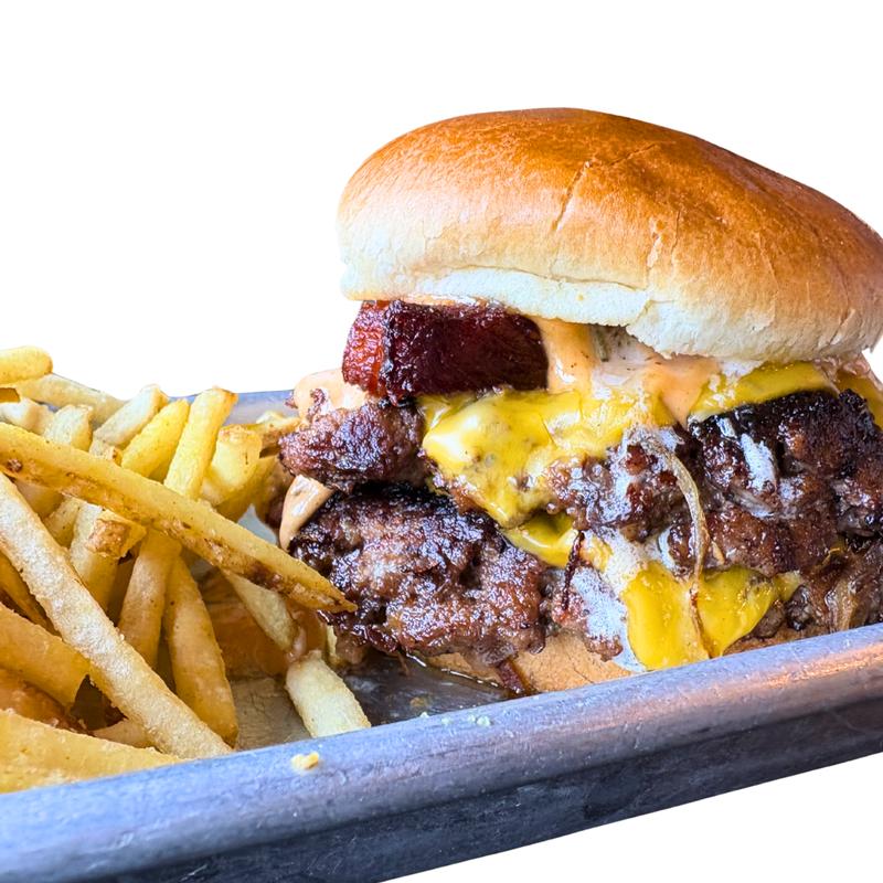 Fried Onion Butter Burger photo