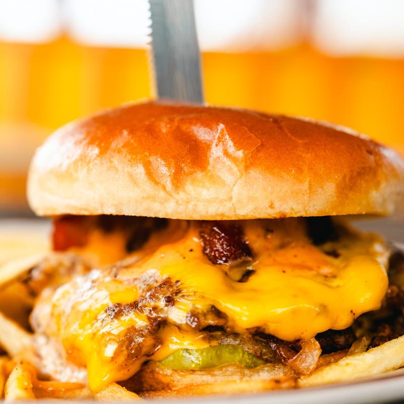Fried Onion Butter Burger photo
