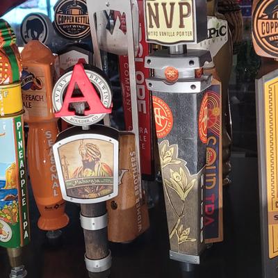 Beer tap decorations
