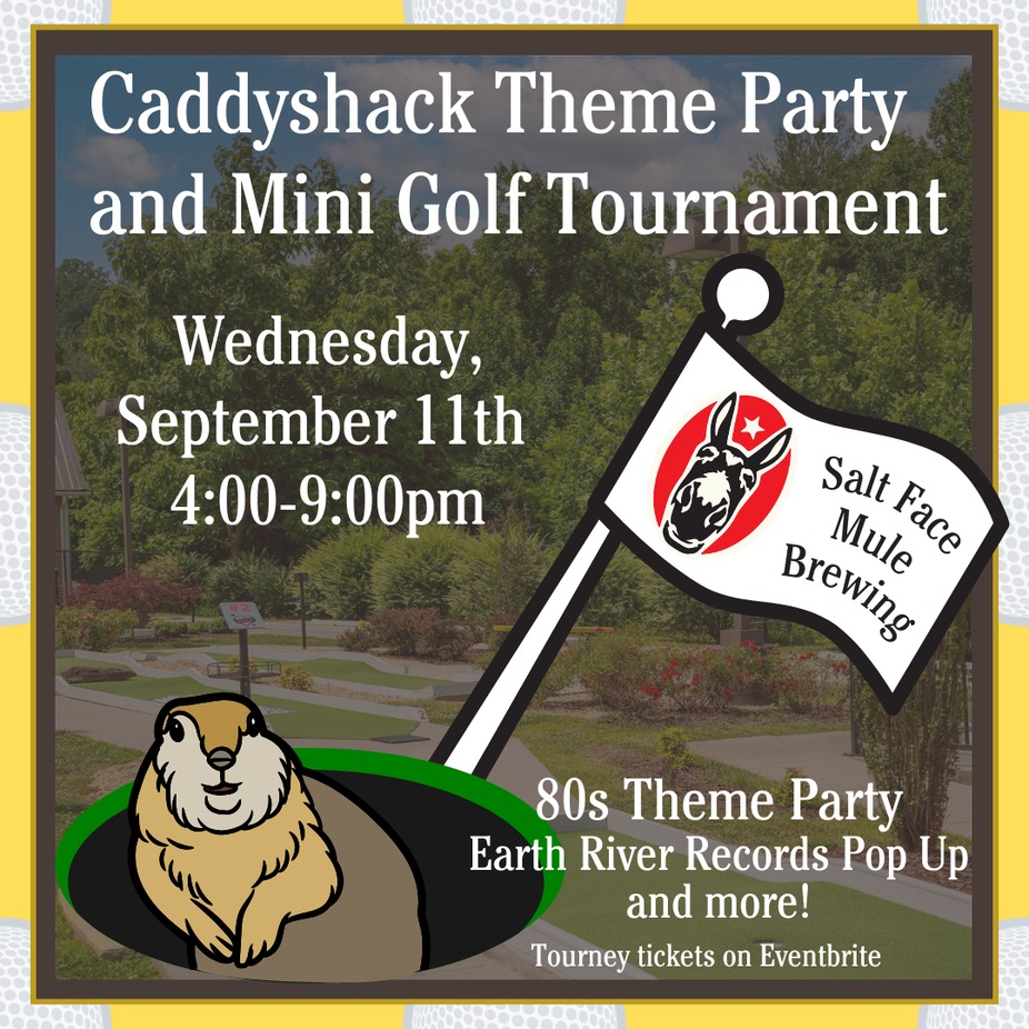 Caddyshack Theme Party and Mini Golf Tournament event photo