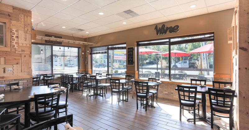 Interior, dining area