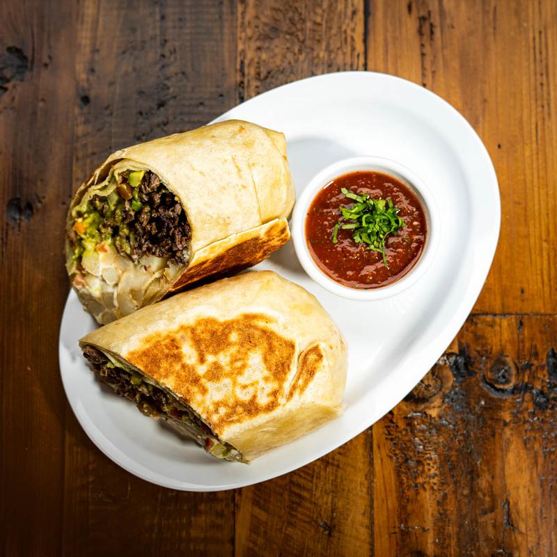 menu item 8 of 9, california burrito