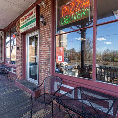 Restauant's exterior and entrance.