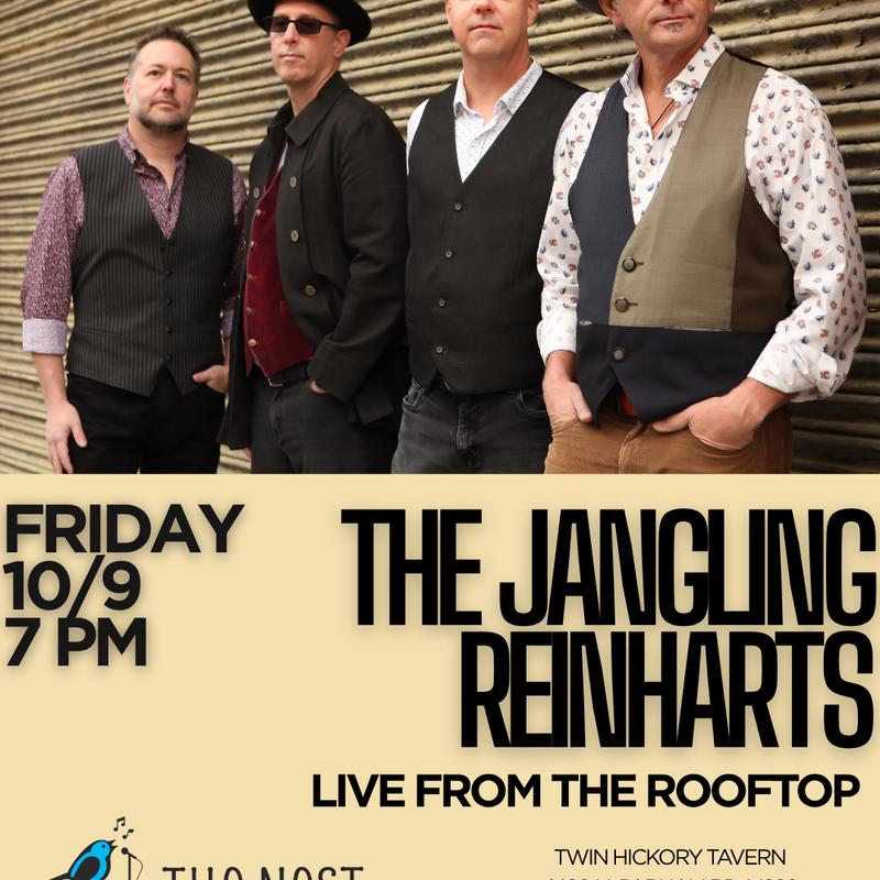 Event image Jangling Reinharts Live from the Rooftop! #thenest