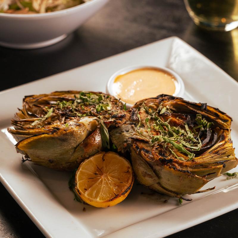 menu item 2 of 10, Grilled Artichoke