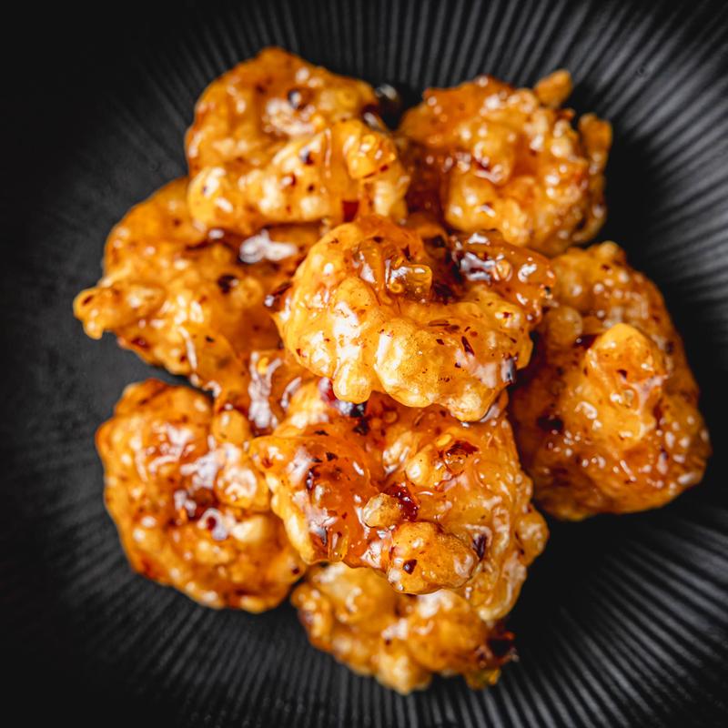 W5. Sichuan Spicy Yuzu Citrus Ginger Prawns photo