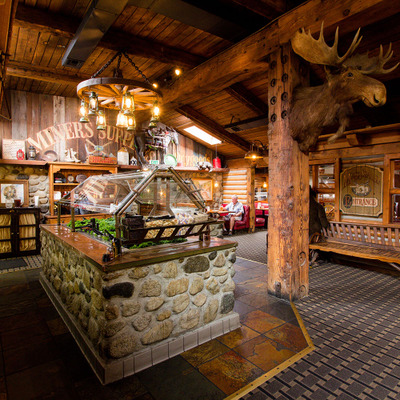 Interior, rustic atmosphere