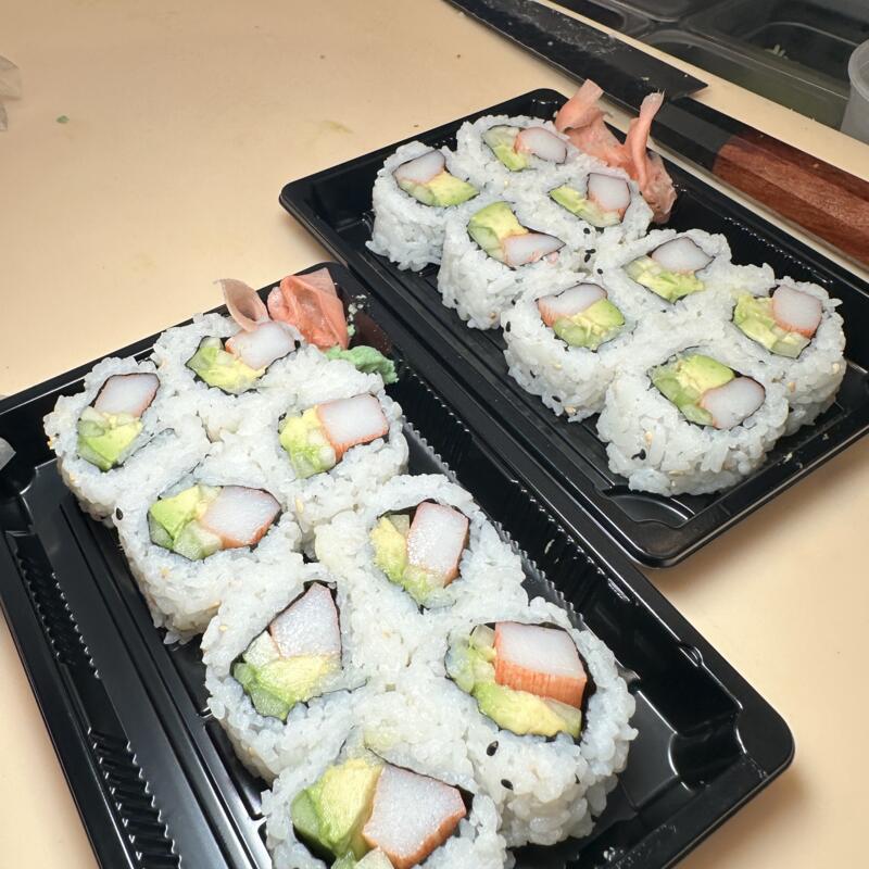 menu item 59 of 76, California Roll