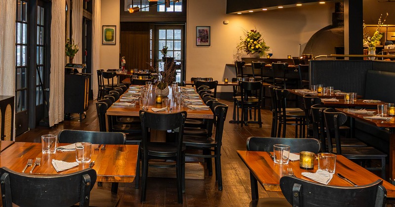 Interior, dining area