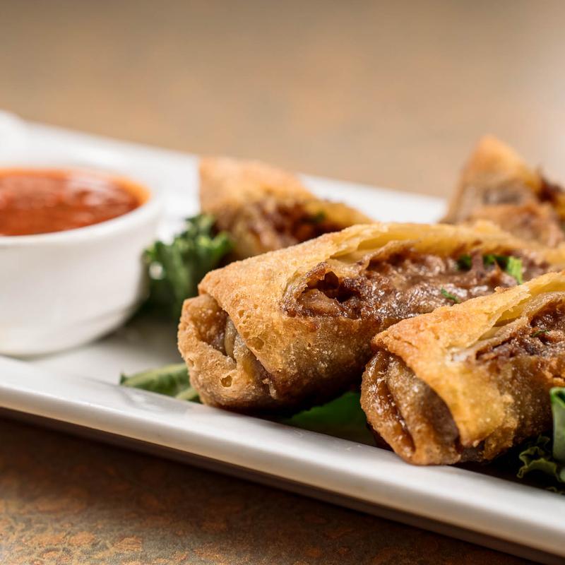 menu item 4 of 9, Cheese Steak Egg Roll