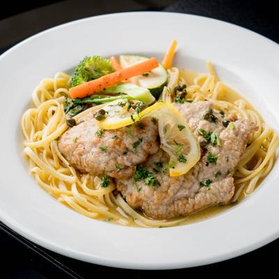 Veal piccata.