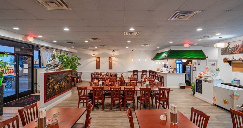 Interior, seating area