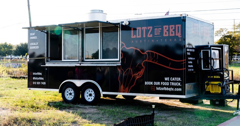 Smoked ribs, angled view