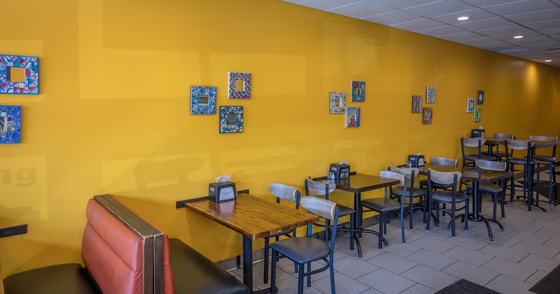 Interior, dining area