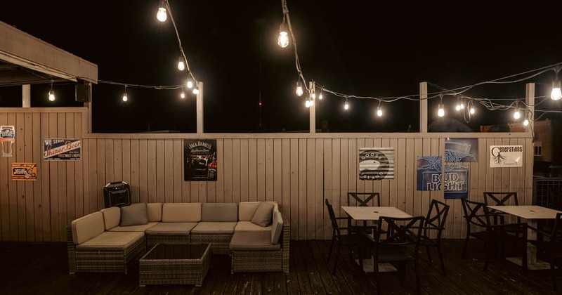 Interior seating area