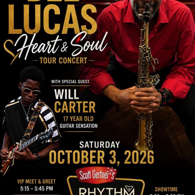 Event image Serente Jazz & Wine Escapes Presents Dee Lucas  Heart & Soul Tour