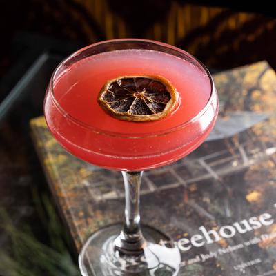 Hibiscus Bees Knees cocktail