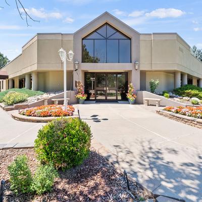 View from the outside on the building