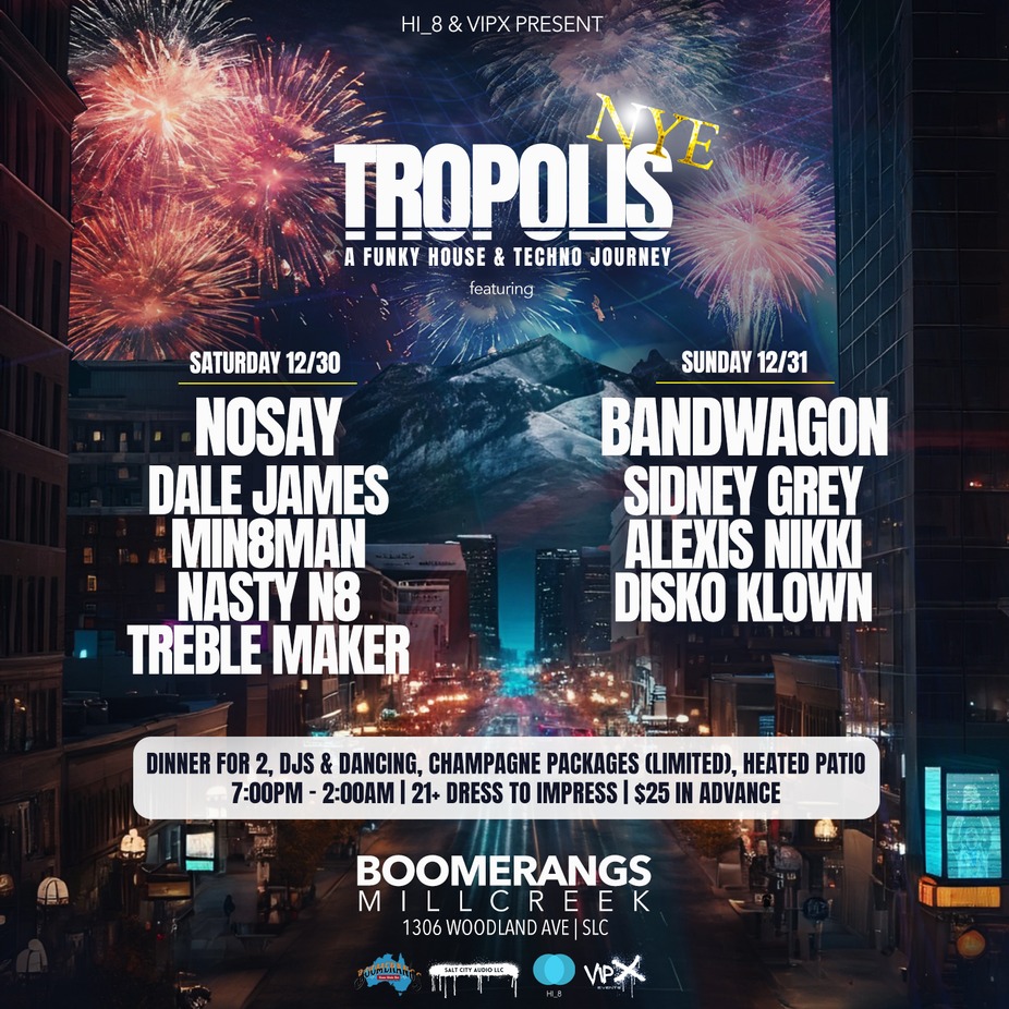 Boomerang's Millcreek Events