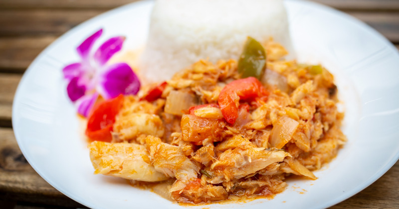 Cooked veggies and rice