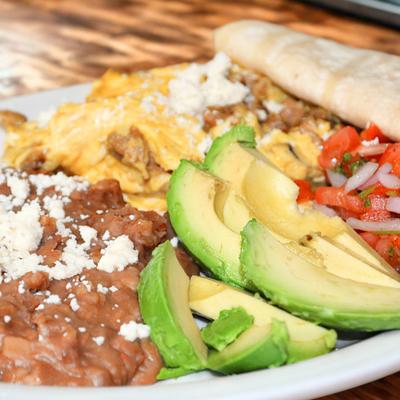 Huevos Rancheros dish.